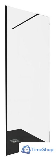 Душевая стенка Allen Brau Infinity 1 3.21015.BBA 100x200 323807 (черный браш) - Изображение №7 — Интернет-магазин Time-Shop