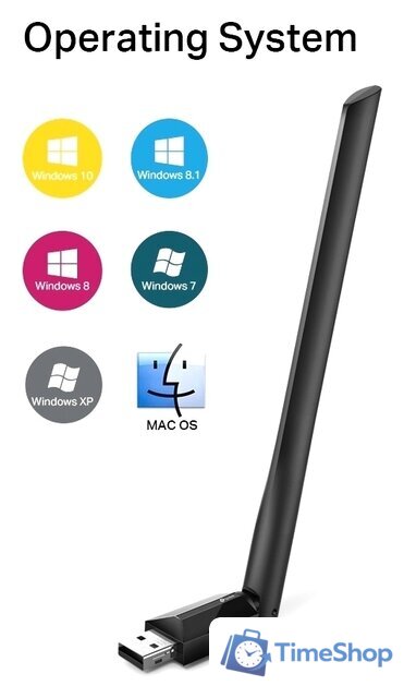 Wi-Fi адаптер TP-Link Archer T2U Plus - Изображение №5 — Интернет-магазин Time-Shop