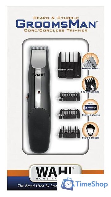Триммер для бороды и усов Wahl Groomsman Rechargeable 9918-1416 - Изображение №3 — Интернет-магазин Time-Shop
