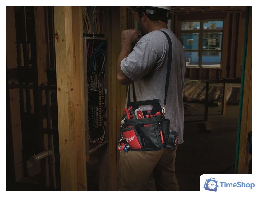 Сумка для инструментов Milwaukee Electrician's Work Pouch 48228112 - Изображение №9 — Интернет-магазин Time-Shop