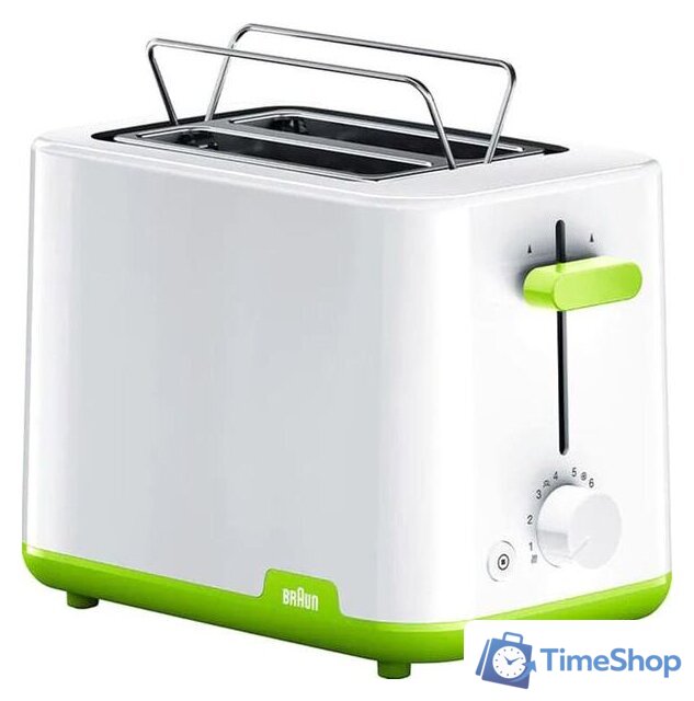 Тостер Braun HT1010GR - Изображение №1 — Интернет-магазин Time-Shop