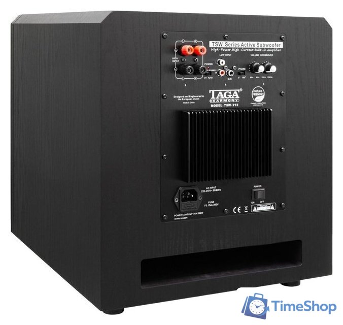 Проводной сабвуфер Taga Harmony TSW-212 (черный) - Изображение №3 — Интернет-магазин Time-Shop