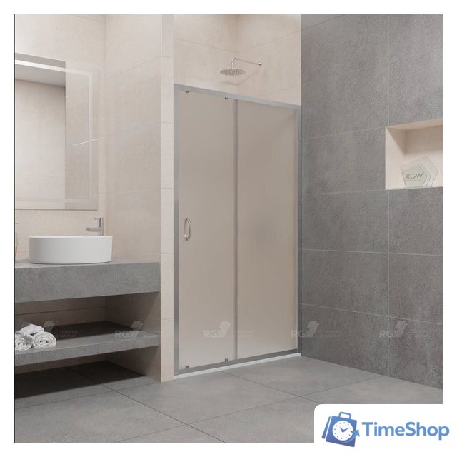 Душевая дверь RGW PA-016 350801612-21 120 (хром/матовое-сатинат стекло) - Изображение №1 — Интернет-магазин Time-Shop