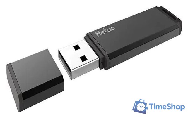 USB Flash Netac U351 USB 3.2 128GB NT03U351N-128G-32BK - Изображение №4 — Интернет-магазин Time-Shop