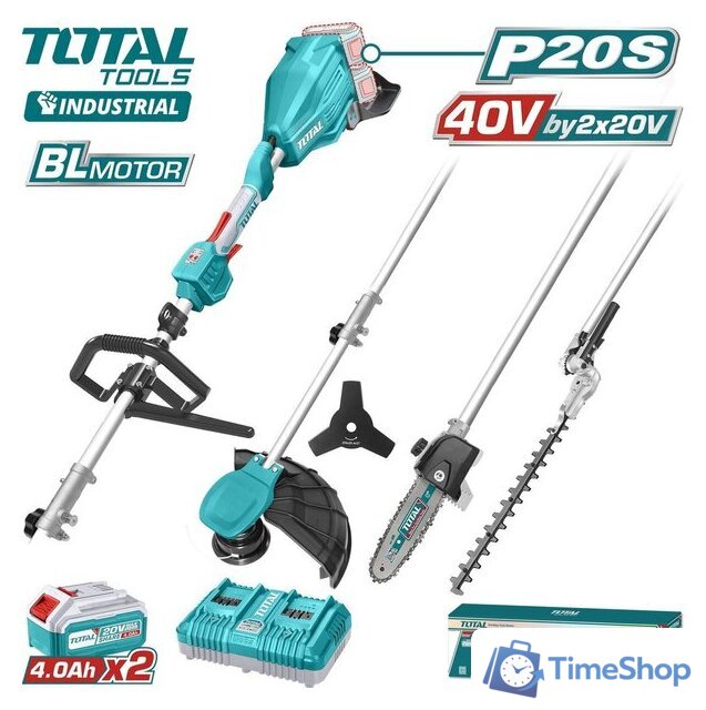 Комбимотор Total TSTLI2040386 (с 2-мя АКБ) - Изображение №1 — Интернет-магазин Time-Shop