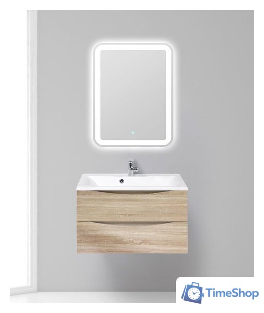  BelBagno Тумба под умывальник Marino-800-2C-SO-WO-P (rovere bianco) - Изображение №2 — Интернет-магазин Time-Shop