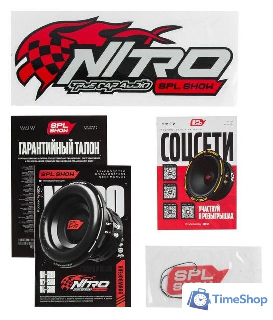 Головка сабвуфера SPL Show Nitro N12-S800D2 - Изображение №7 — Интернет-магазин Time-Shop