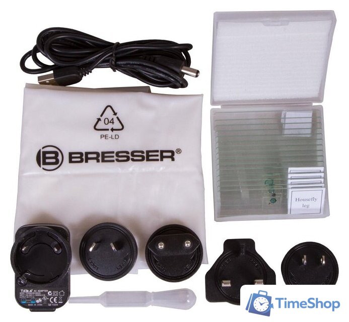 Микроскоп Bresser Biorit TP 40–400x 73760 - Изображение №13 — Интернет-магазин Time-Shop