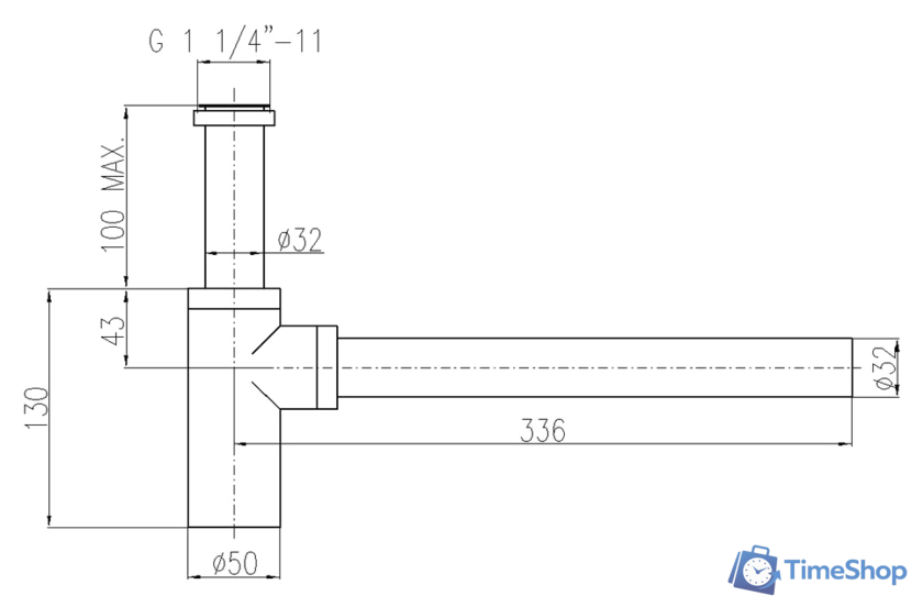 Сифон Slezak RAV MD0232 - Изображение №4 — Интернет-магазин Time-Shop