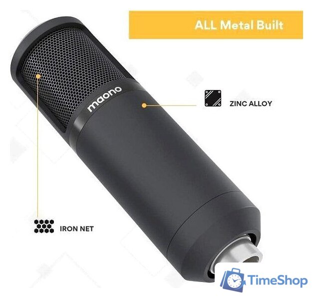 Проводной микрофон Maono AU-PM320S - Изображение №5 — Интернет-магазин Time-Shop