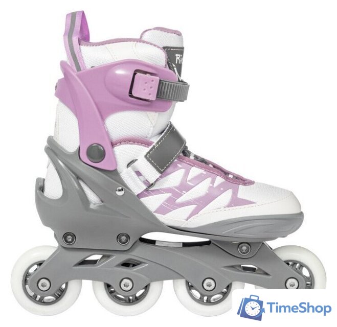 Роликовые коньки Ricos Stream PW-153A S (р. 33-36, белый/лиловый) - Изображение №3 — Интернет-магазин Time-Shop