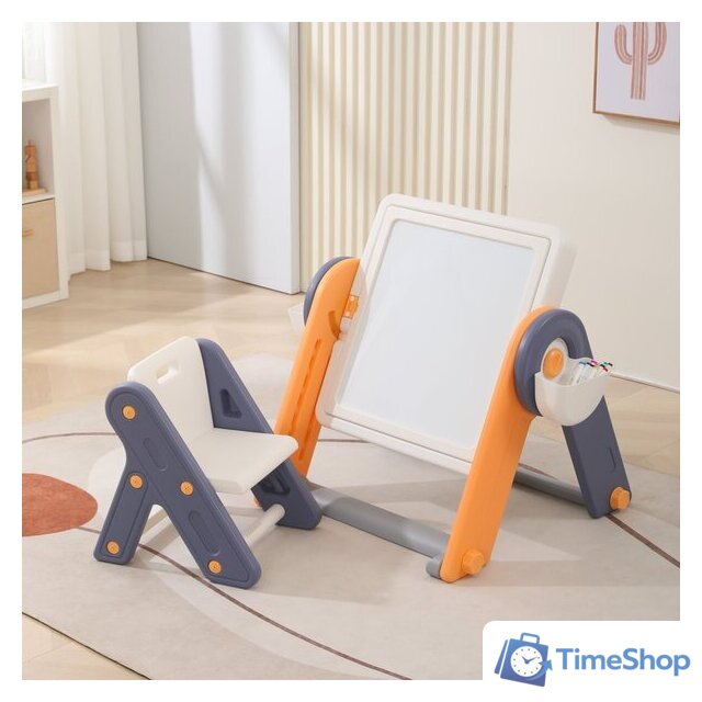 Игровой стол UNIX kids Yellow 4 в 1 PPT4IN1YEL - Изображение №1 — Интернет-магазин Time-Shop