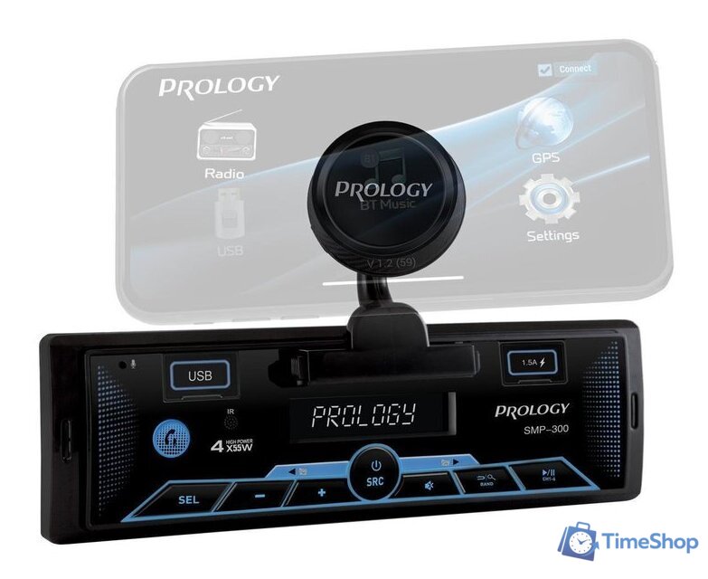 USB-магнитола Prology SMP-300 - Изображение №10 — Интернет-магазин Time-Shop