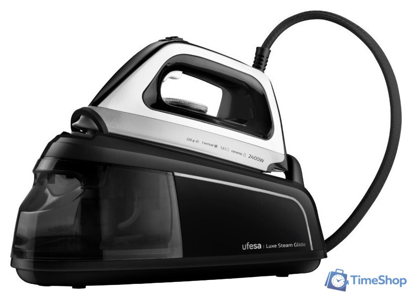 Утюг Ufesa Luxe Steam Glide (черный/белый) - Изображение №1 — Интернет-магазин Time-Shop
