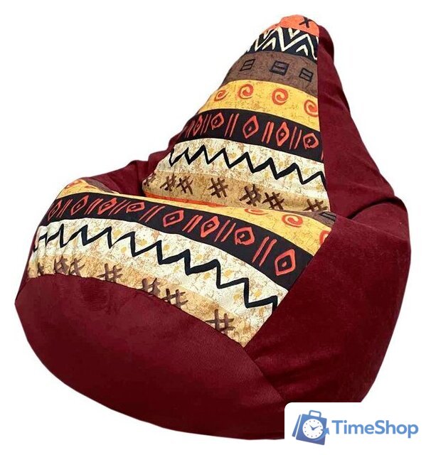 Кресло-мешок Flagman Груша Мега Г3.4-138 Африкус+Verona 743 - Изображение №1 — Интернет-магазин Time-Shop