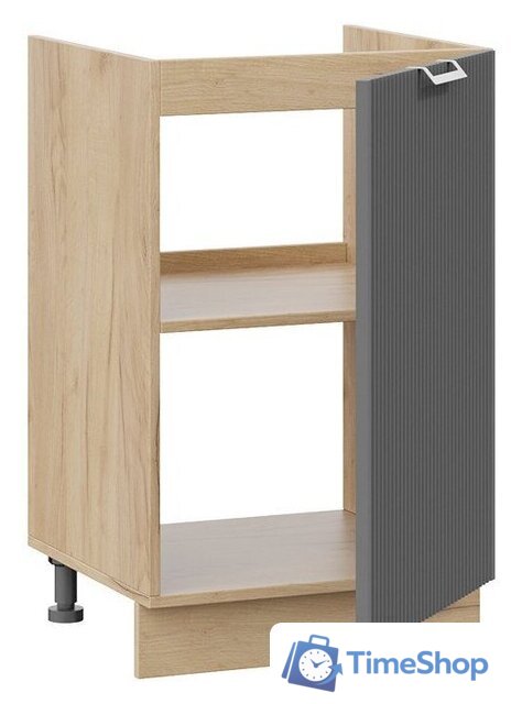 Шкаф напольный Трия Кимберли 1Н5М (дуб крафт золотой/титан) - Изображение №2 — Интернет-магазин Time-Shop