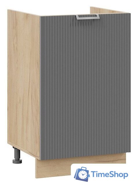 Шкаф напольный Трия Кимберли 1Н5М (дуб крафт золотой/титан) - Изображение №1 — Интернет-магазин Time-Shop