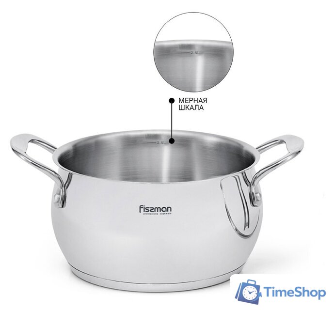 Кастрюля Fissman Vita 5217 - Изображение №13 — Интернет-магазин Time-Shop