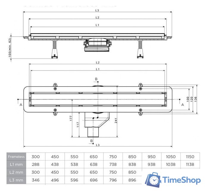 Трап/канал Pestan Bettoserb Frameless 750 331180 13701321 - Изображение №8 — Интернет-магазин Time-Shop
