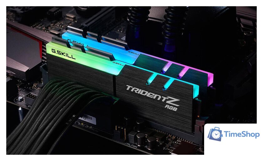 Оперативная память G.Skill Trident Z RGB 2x8GB DDR4 PC4-32000 F4-4000C18D-16GTZRB - Изображение №3 — Интернет-магазин Time-Shop