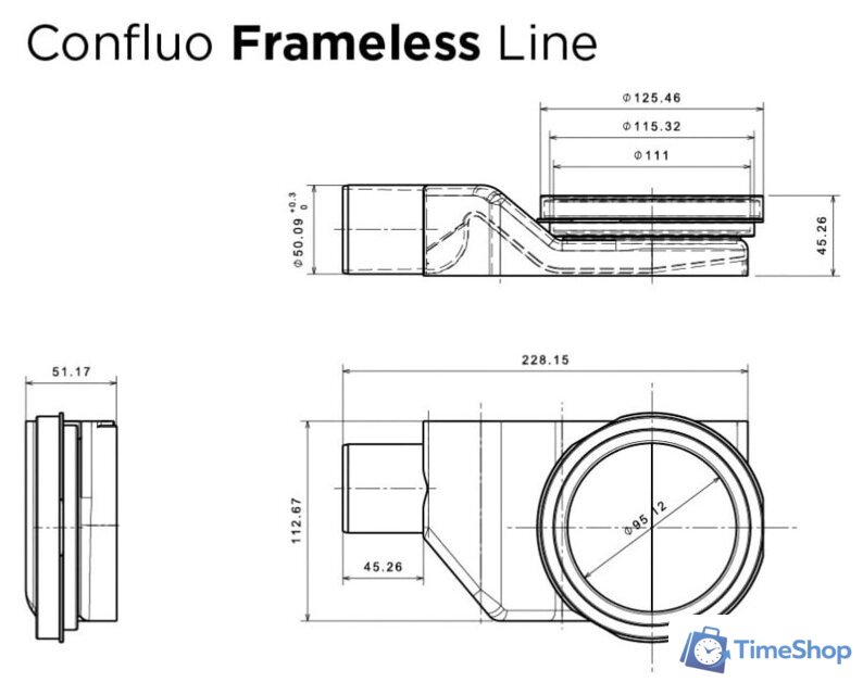 Трап/канал Pestan Confluo Frameless Line 950 258734 13701234 - Изображение №16 — Интернет-магазин Time-Shop