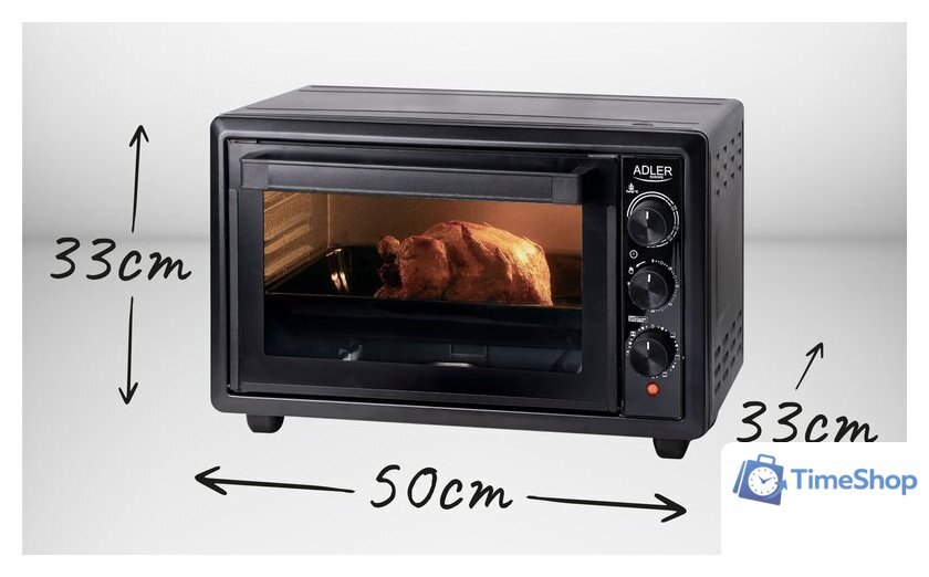 Мини-печь Adler AD 6023 - Изображение №13 — Интернет-магазин Time-Shop