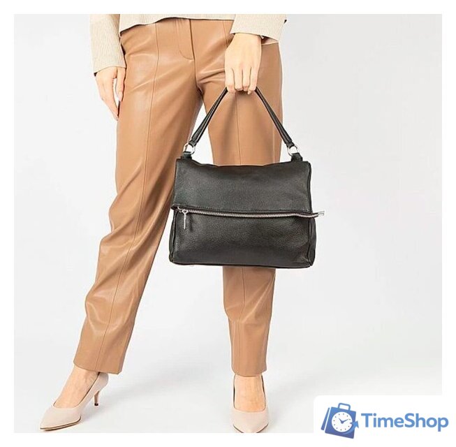 Женская сумка Poshete 892-H8217H-BLK (черный) - Изображение №5 — Интернет-магазин Time-Shop