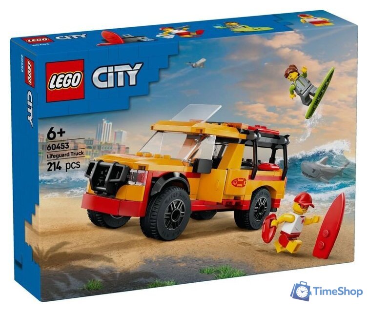 Конструктор LEGO City 60453 Спасательный внедорожник на пляже - Изображение №1 — Интернет-магазин Time-Shop