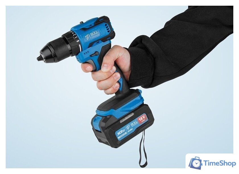 Дрель-шуруповерт Bull SR 1804 2329057 (с 2-мя АКБ, кейс) - Изображение №13 — Интернет-магазин Time-Shop