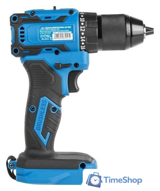 Дрель-шуруповерт Bull SR 1804 2329057 (с 2-мя АКБ, кейс) - Изображение №5 — Интернет-магазин Time-Shop