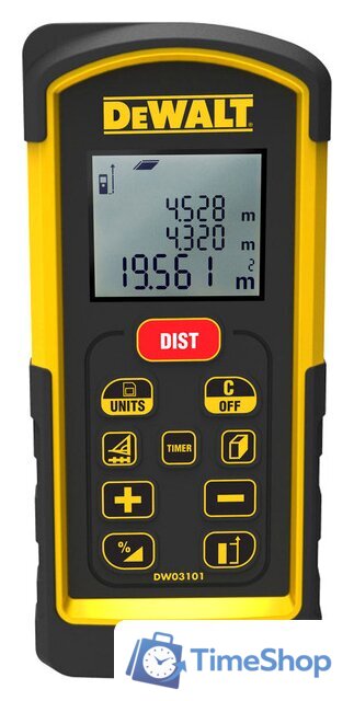 Лазерный дальномер DeWalt DW03101 - Изображение №1 — Интернет-магазин Time-Shop