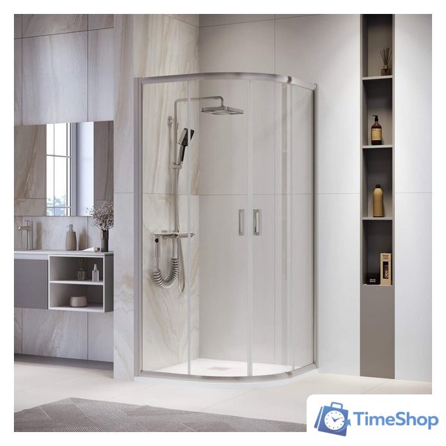 Душевой уголок RGW PA-52 03085200-11 100x100 (хром/прозрачное стекло) - Изображение №1 — Интернет-магазин Time-Shop