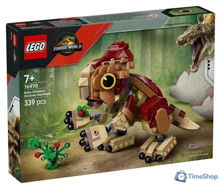 Конструктор LEGO Jurassic World Детёныш динозавра Долорес: Аквилопс 76970 - Изображение №1 — Интернет-магазин Time-Shop