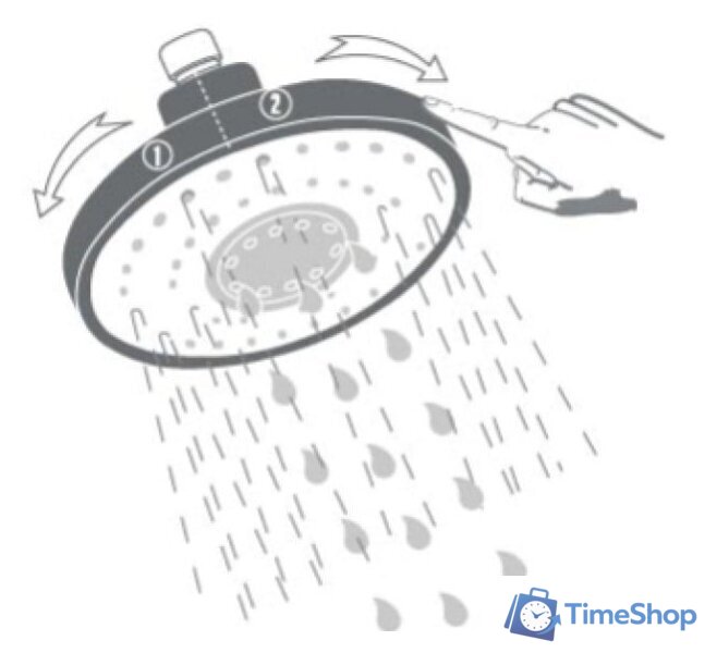 Душевая система  Deante Corio NAC 019M - Изображение №2 — Интернет-магазин Time-Shop