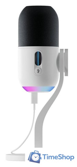 Проводной микрофон Logitech Yeti GX (белый) - Изображение №4 — Интернет-магазин Time-Shop