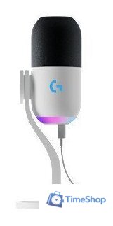 Проводной микрофон Logitech Yeti GX (белый) - Изображение №3 — Интернет-магазин Time-Shop