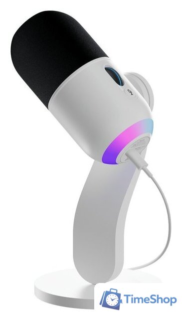 Проводной микрофон Logitech Yeti GX (белый) - Изображение №6 — Интернет-магазин Time-Shop