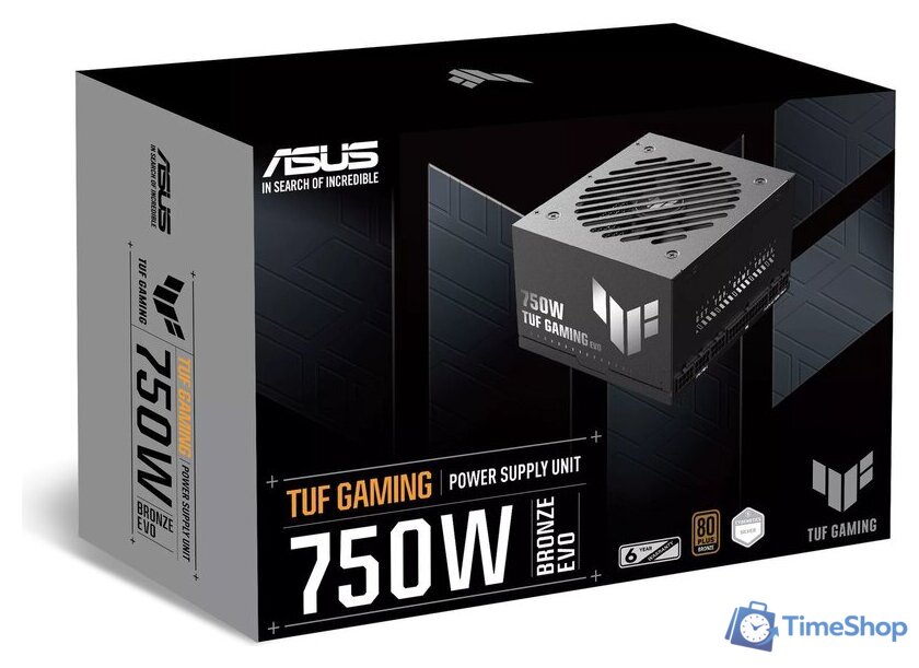 Блок питания ASUS TUF Gaming 750W Bronze Evo TUF-GAMING-750B-EVO - Изображение №6 — Интернет-магазин Time-Shop
