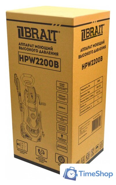 Мойка высокого давления Brait HPW 2200B - Изображение №15 — Интернет-магазин Time-Shop