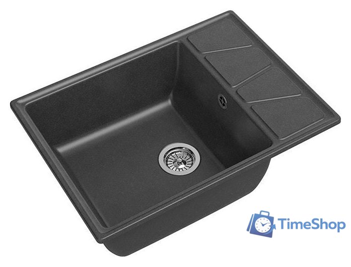 Кухонная мойка GranFest GF-V-680L (графит) - Изображение №1 — Интернет-магазин Time-Shop