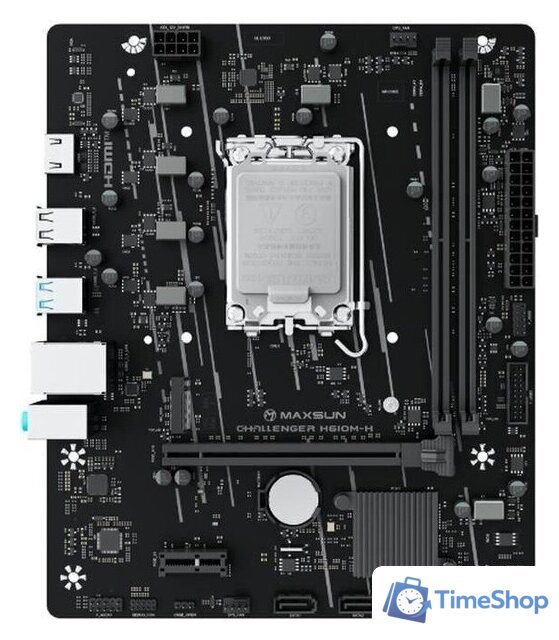 Материнская плата Maxsun Challenger H610M-H V1 - Изображение №1 — Интернет-магазин Time-Shop