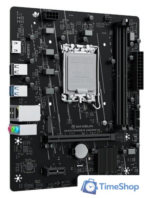 Материнская плата Maxsun Challenger H610M-H V1 - Изображение №3 — Интернет-магазин Time-Shop