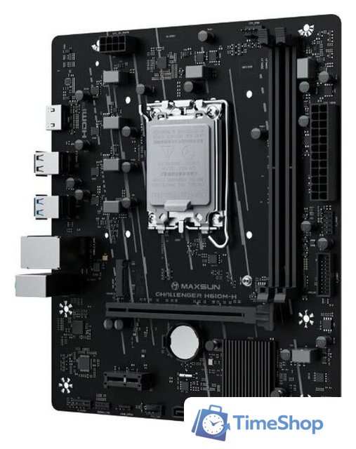 Материнская плата Maxsun Challenger H610M-H V1 - Изображение №2 — Интернет-магазин Time-Shop