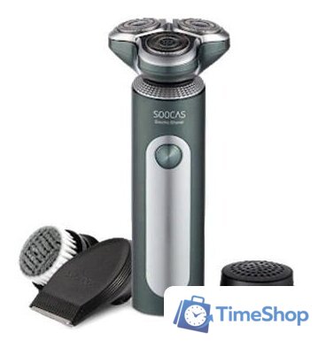 Электробритва Soocas S5 (темно-зеленый) - Изображение №3 — Интернет-магазин Time-Shop