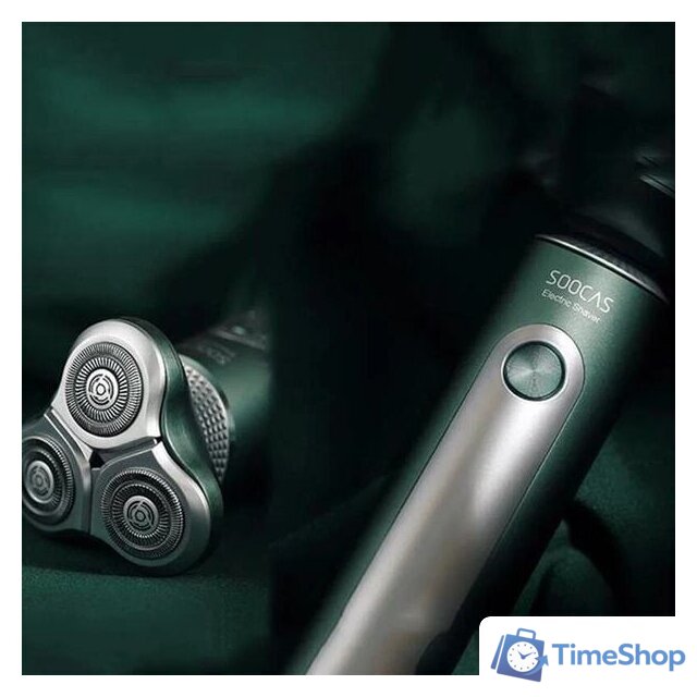 Электробритва Soocas S5 (темно-зеленый) - Изображение №7 — Интернет-магазин Time-Shop