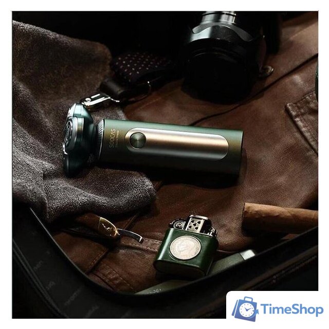 Электробритва Soocas S5 (темно-зеленый) - Изображение №11 — Интернет-магазин Time-Shop