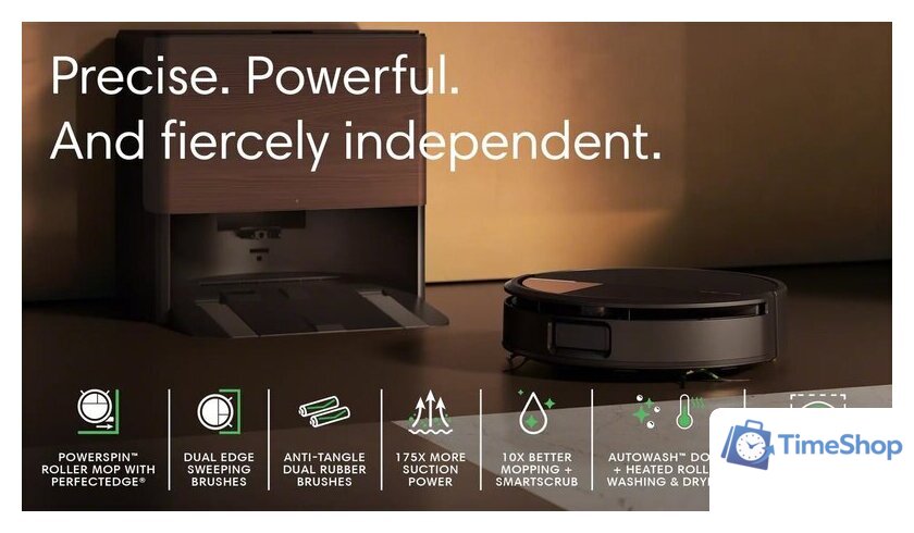 Робот-пылесос iRobot Roomba Max 705 Combo robot + AutoWash dock (черный) - Изображение №2 — Интернет-магазин Time-Shop