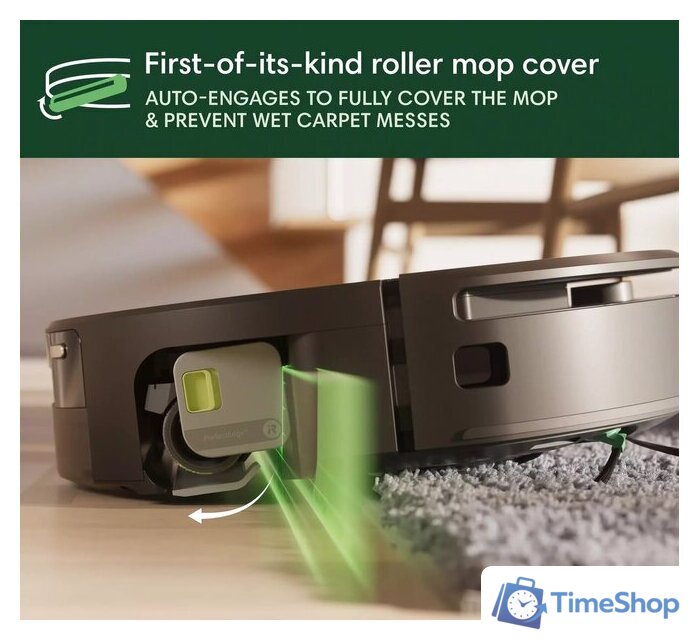 Робот-пылесос iRobot Roomba Max 705 Combo robot + AutoWash dock (черный) - Изображение №10 — Интернет-магазин Time-Shop