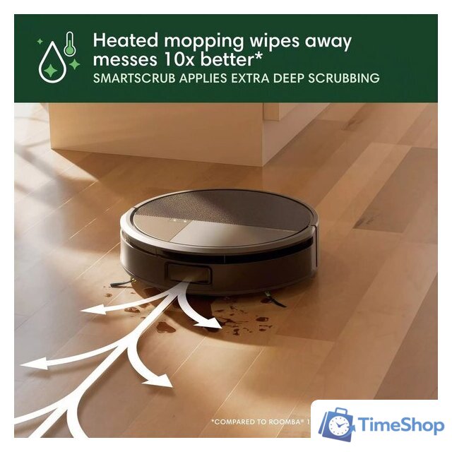 Робот-пылесос iRobot Roomba Max 705 Combo robot + AutoWash dock (черный) - Изображение №4 — Интернет-магазин Time-Shop