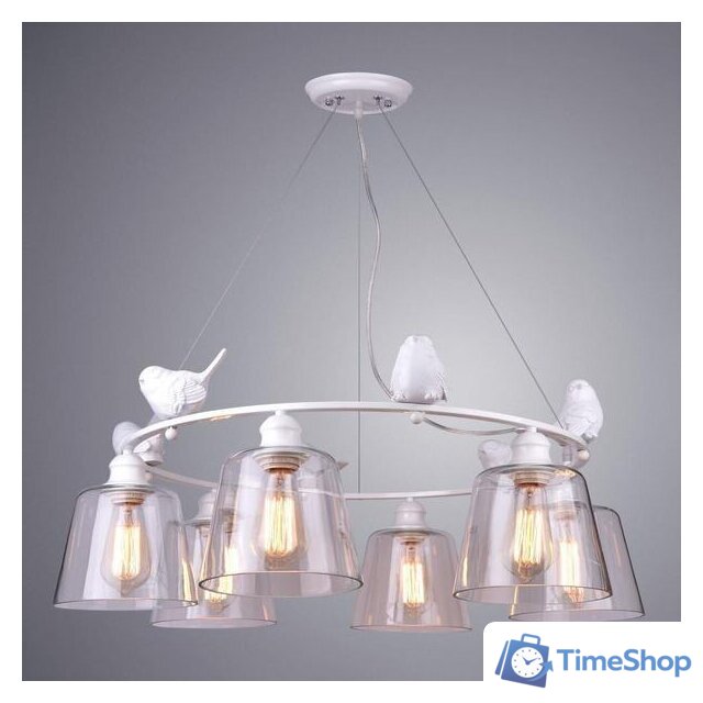 Подвесная люстра Arte Lamp A4289LM-6WH - Изображение №2 — Интернет-магазин Time-Shop